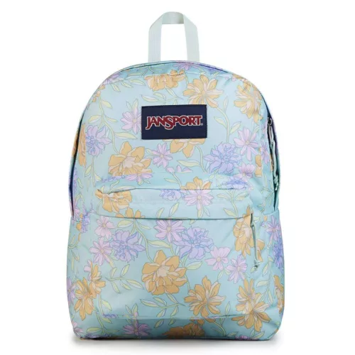 JANSPORT SuperBreak One FADED FLORAL FRESH MINT